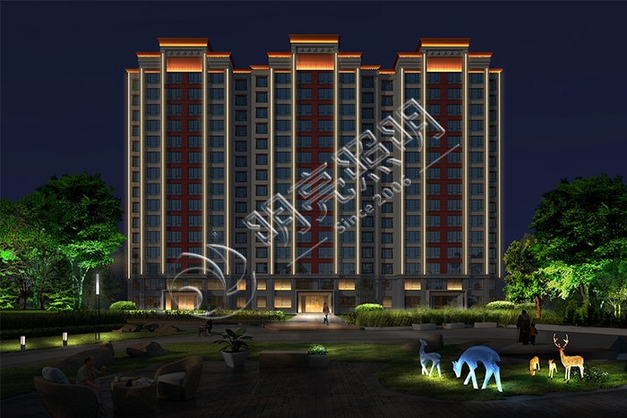 居民樓樓體亮化